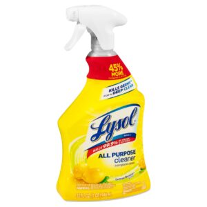 A bottle of lysol all purpose cleaner